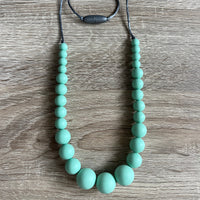 Le Minthalo | Collier allaitement, portage et dentition - MintyWendy Perles hexagonales