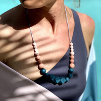Coffret Plage - MintyWendy Serviette + trio bracelet Bleu