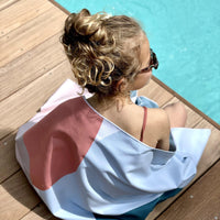 Coffret Plage - MintyWendy Serviette + trio bracelet Bleu