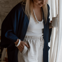 Kimono Post-Partum Prunelli - Made in Paris - MintyWendy