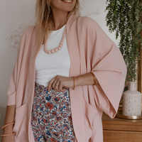 Kimono Post-Partum Prunelli -Made in Paris - MintyWendy Gris perle