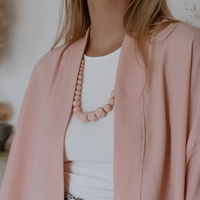 Kimono Post-Partum Prunelli -Made in Paris - MintyWendy Gris perle
