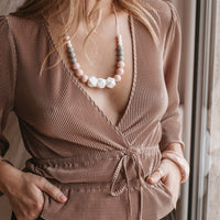 Marie | Collier allaitement, portage et de dentition - MintyWendy
