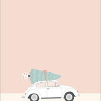 Carte de voeux - MintyWendy Voiture