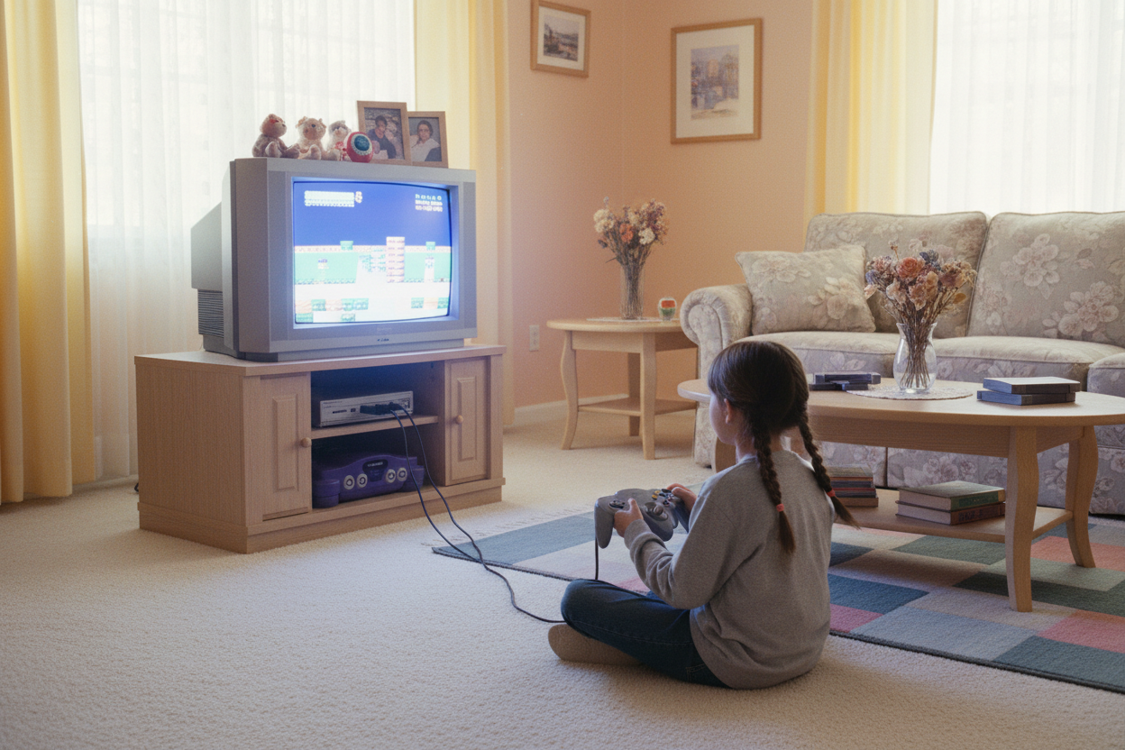 Jeux videos des années 90 - éducation enfants