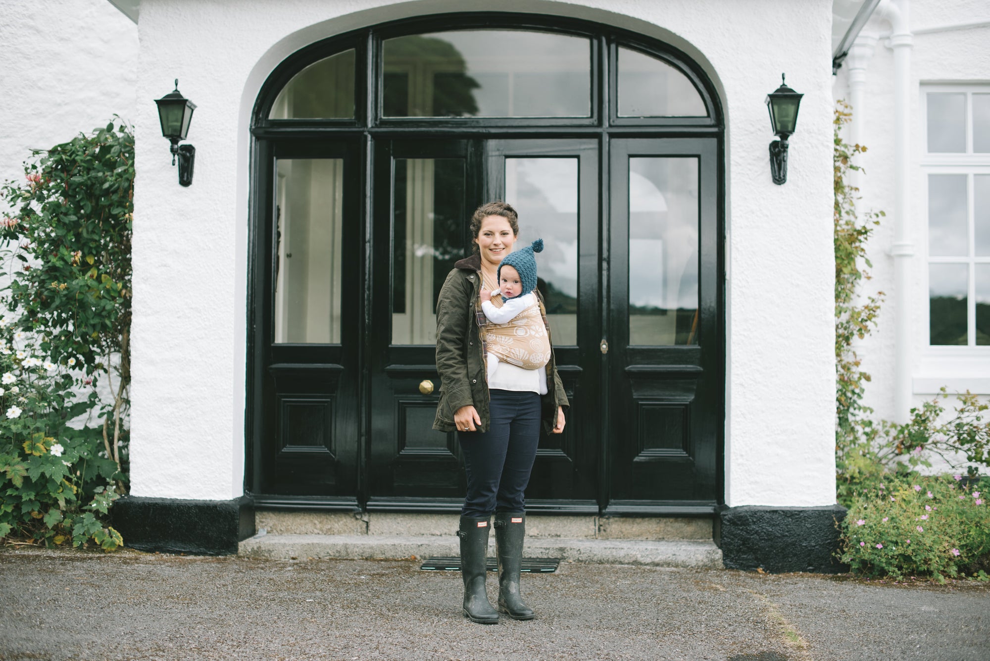 Sortir sous la pluie avec un enfant