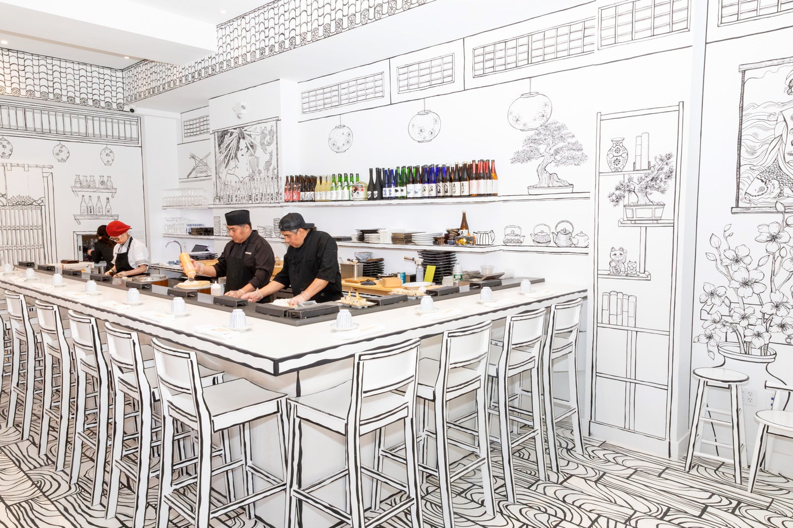 Le restaurant 2D le plus incroyable de New York : une immersion artistique signée Shirokuro