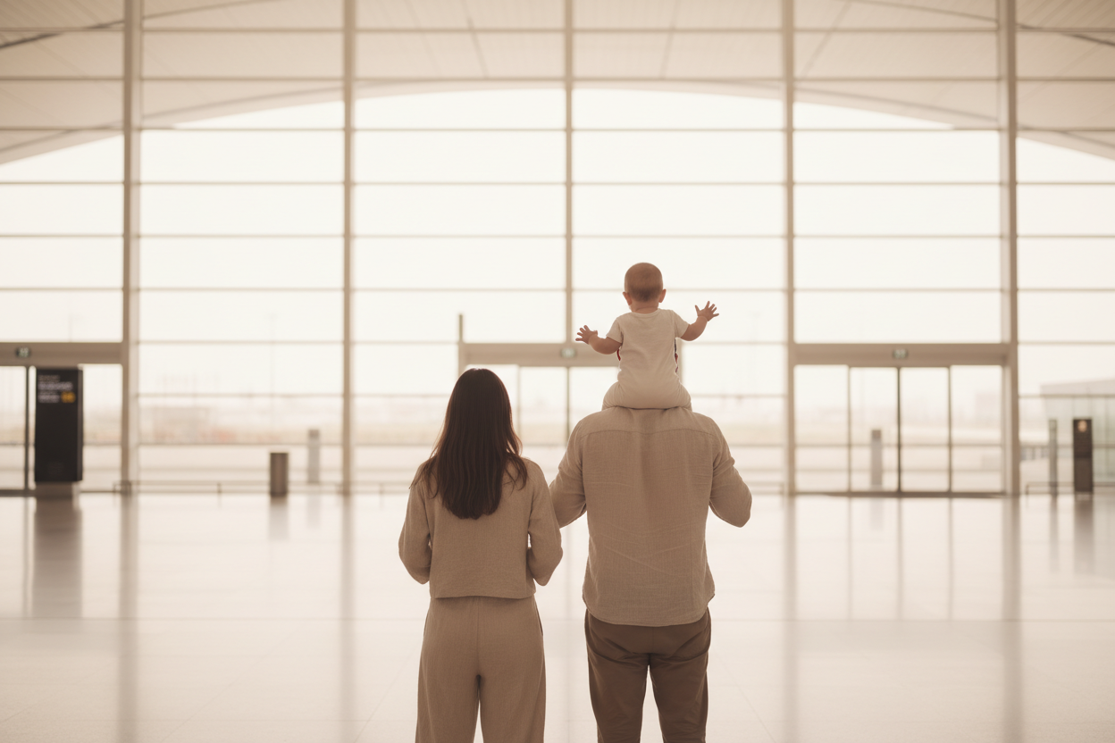 Voyager avec un bébé : 10 erreurs que font (presque) tous les jeunes parents