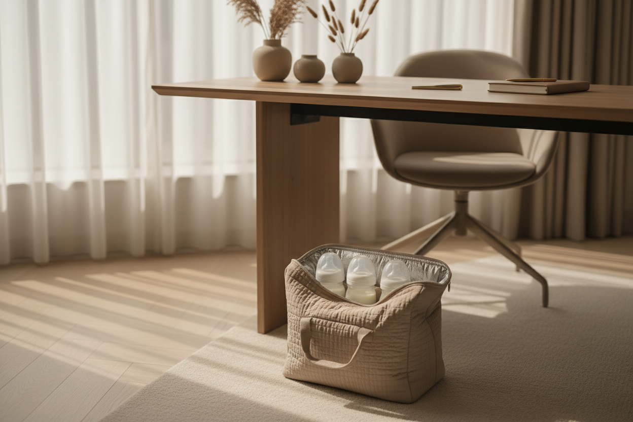 Comment transporter son lait maternel au travail (12h sans risque)