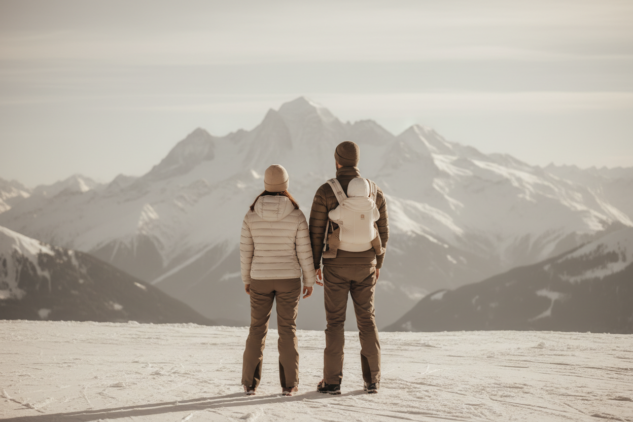 Premières vacances de bébé à la neige : le guide complet pour parents sereins