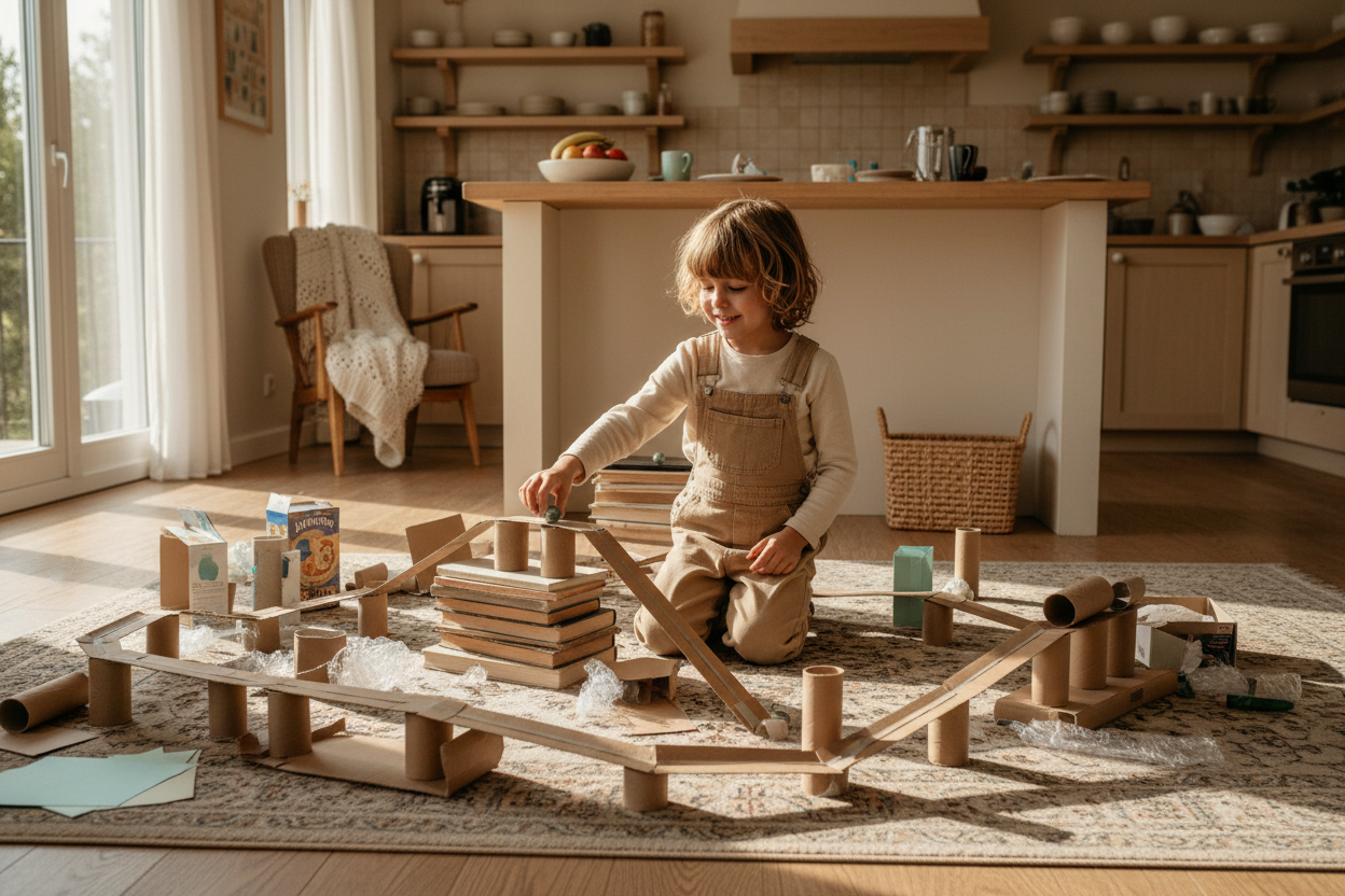 Circuit de billes pour enfants : comment en créer un selon l’âge, de 4 à 12 ans