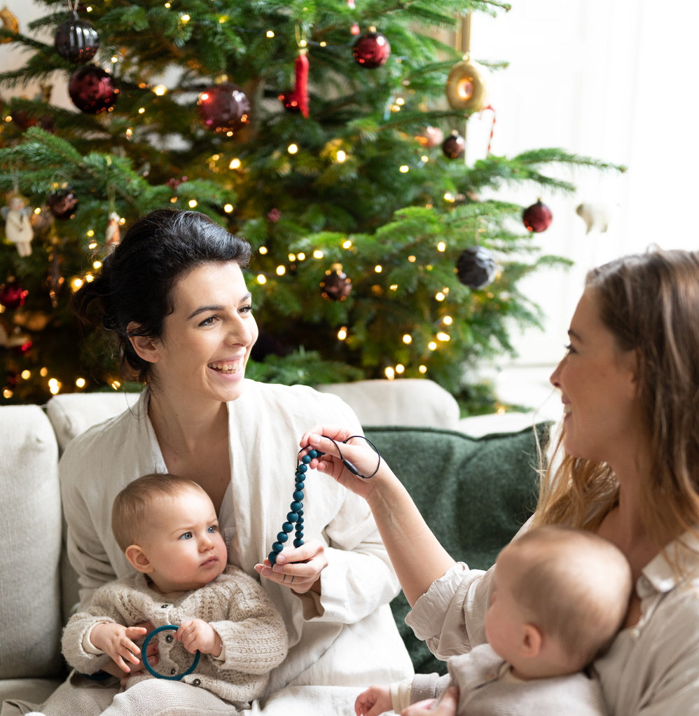 Peacock | Bijou allaitement, portage et de dentition - MintyWendy Perles Hexagonales