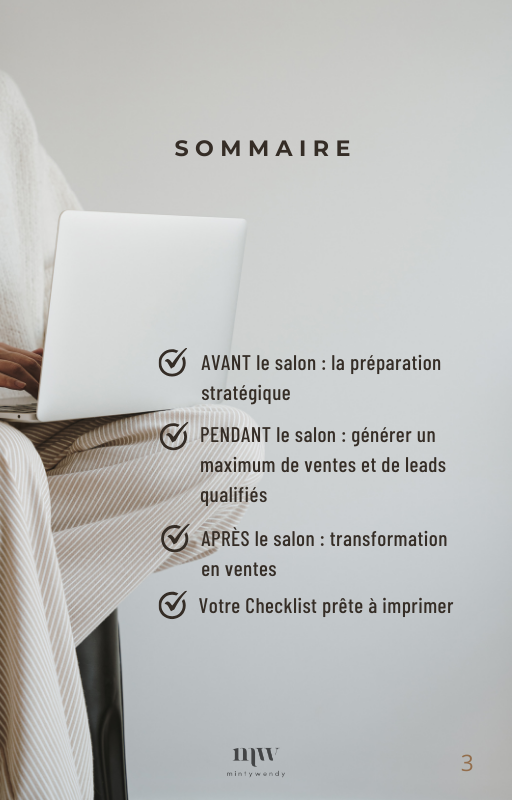 Carnet stratégique — Réussir son salon B2B