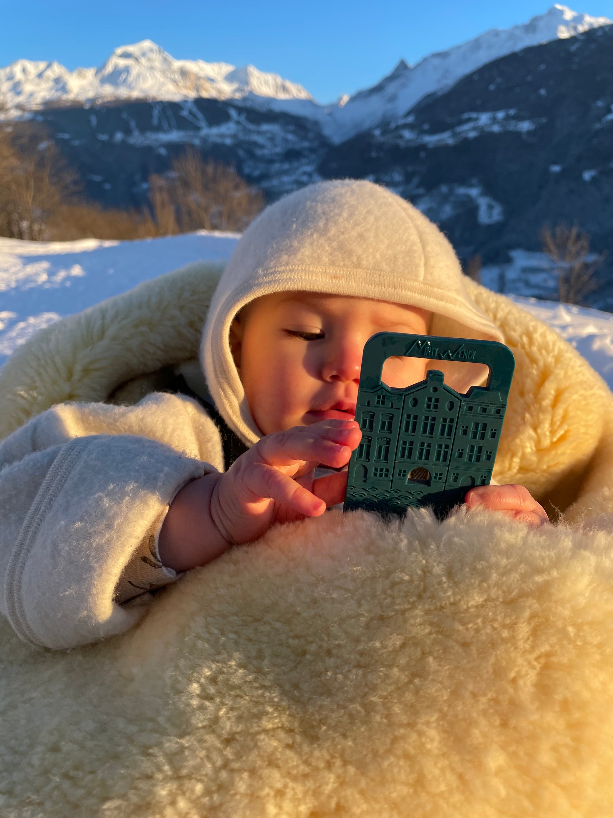 Mamsterdam - Anneau de dentition - MintyWendy Pétrole