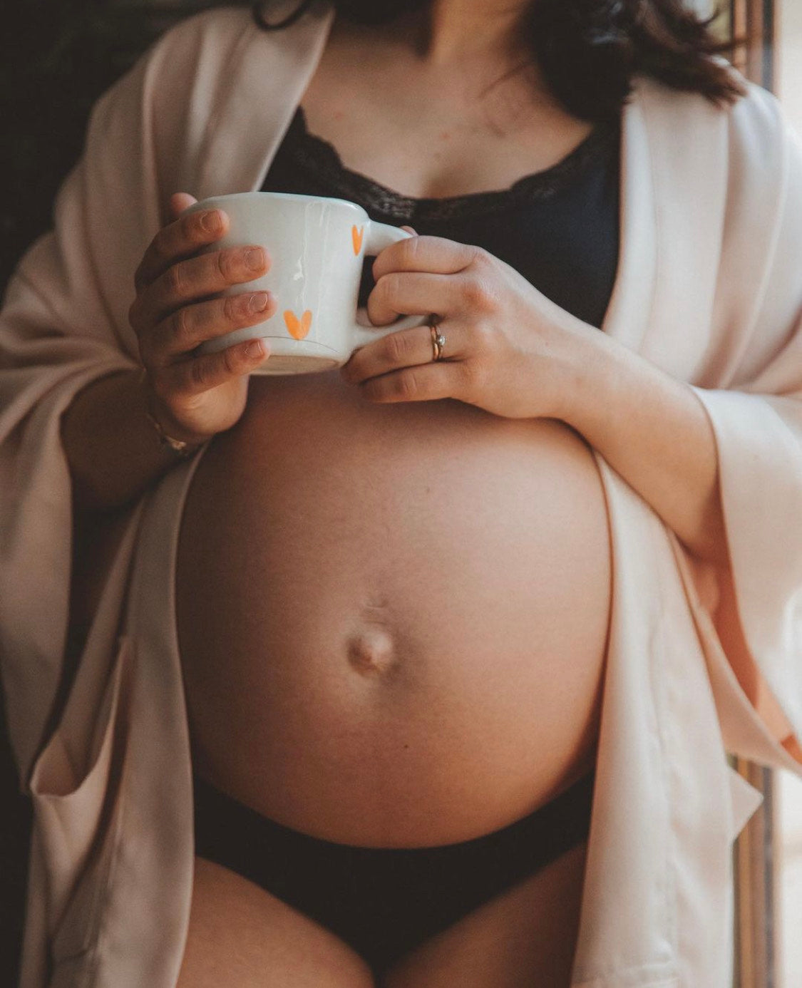 Kimono Post-Partum Prunelli -Made in Paris - MintyWendy Rose