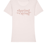 Sharing is Caring - T-shirt Femme Oeko-tex et GOTS - MintyWendy S