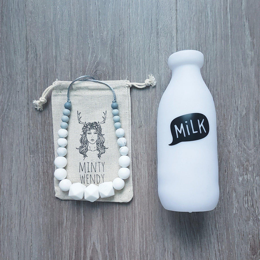 Milk | Collier allaitement, portage et de dentition - MintyWendy