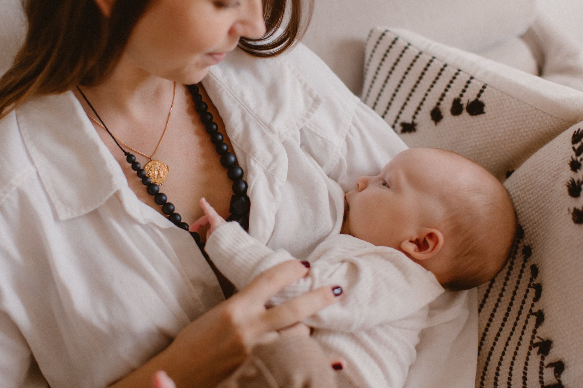 Colomba - | Bijou allaitement, portage et dentition - MintyWendy Perles Hexagonales