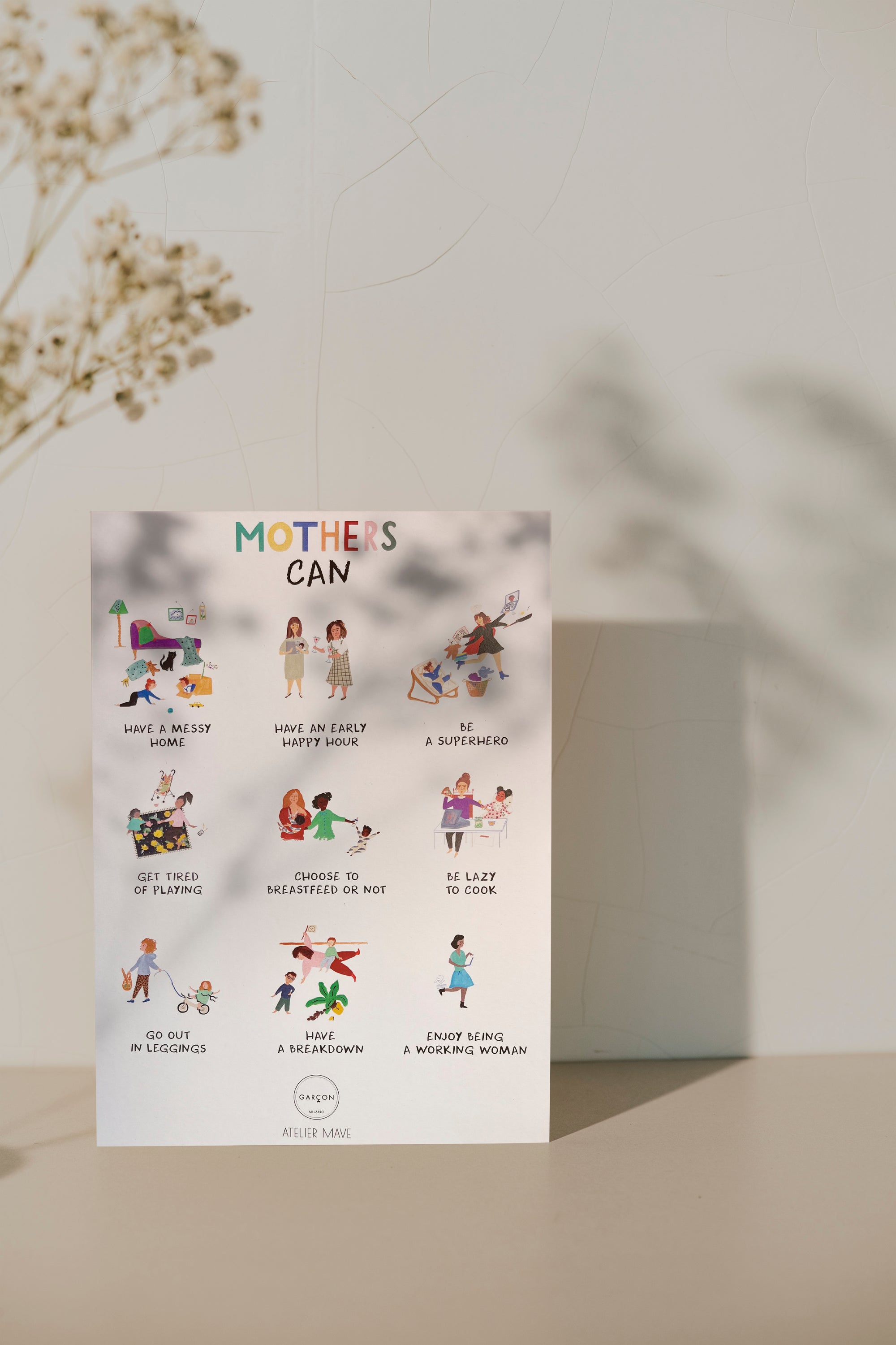 Cadeau pour vous - Affiche Mothers Can - MintyWendy Default Title