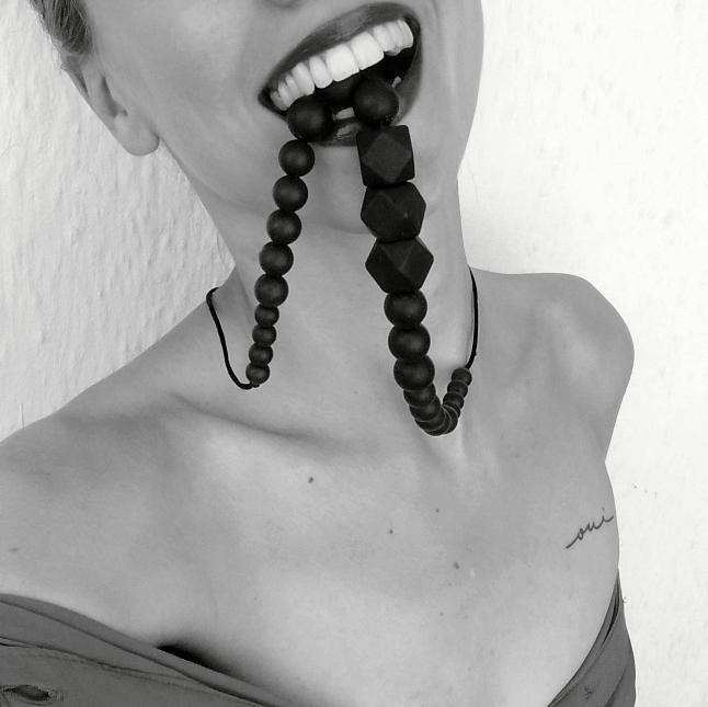 Colomba - | Bijou allaitement, portage et dentition - MintyWendy Perles Hexagonales