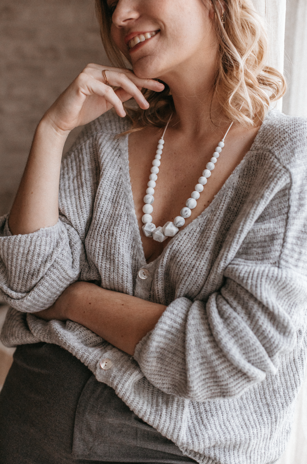 Mumtaz Mahal | Collier allaitement, portage et de dentition - MintyWendy