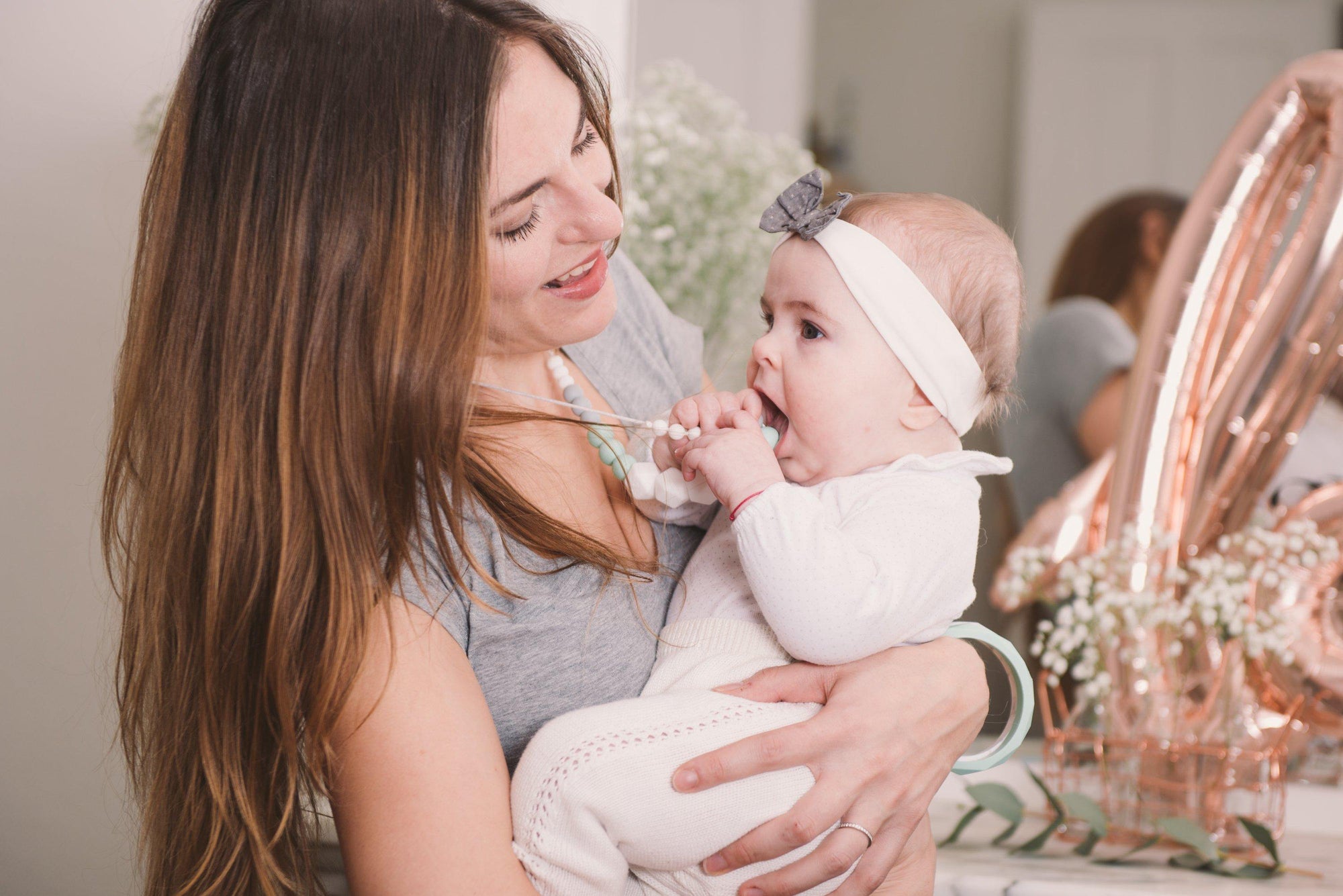 Marie | Collier allaitement, portage et de dentition - MintyWendy