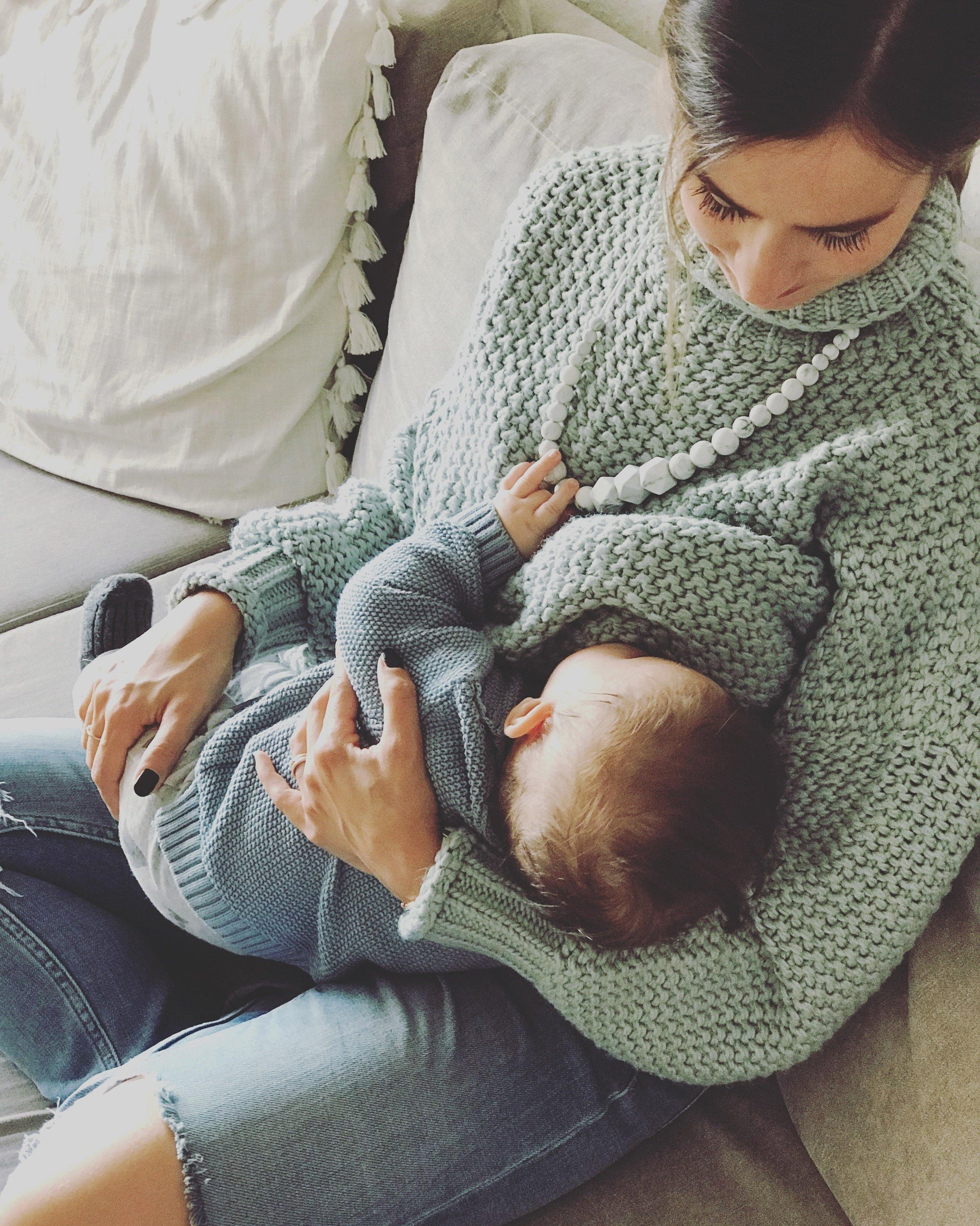 Mumtaz Mahal | Collier allaitement, portage et de dentition - MintyWendy