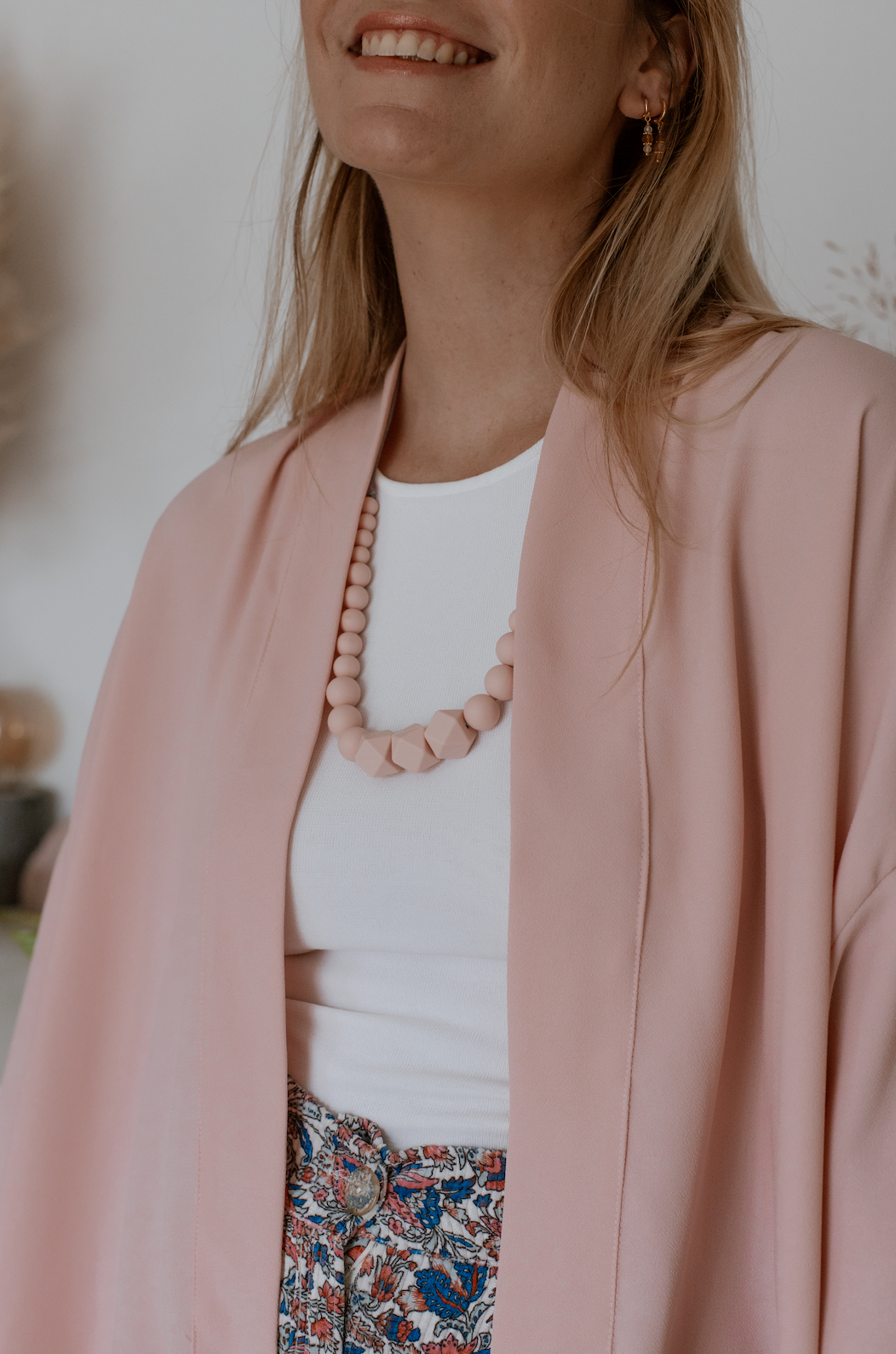 Kimono Post-Partum Prunelli -Made in Paris - MintyWendy Gris perle