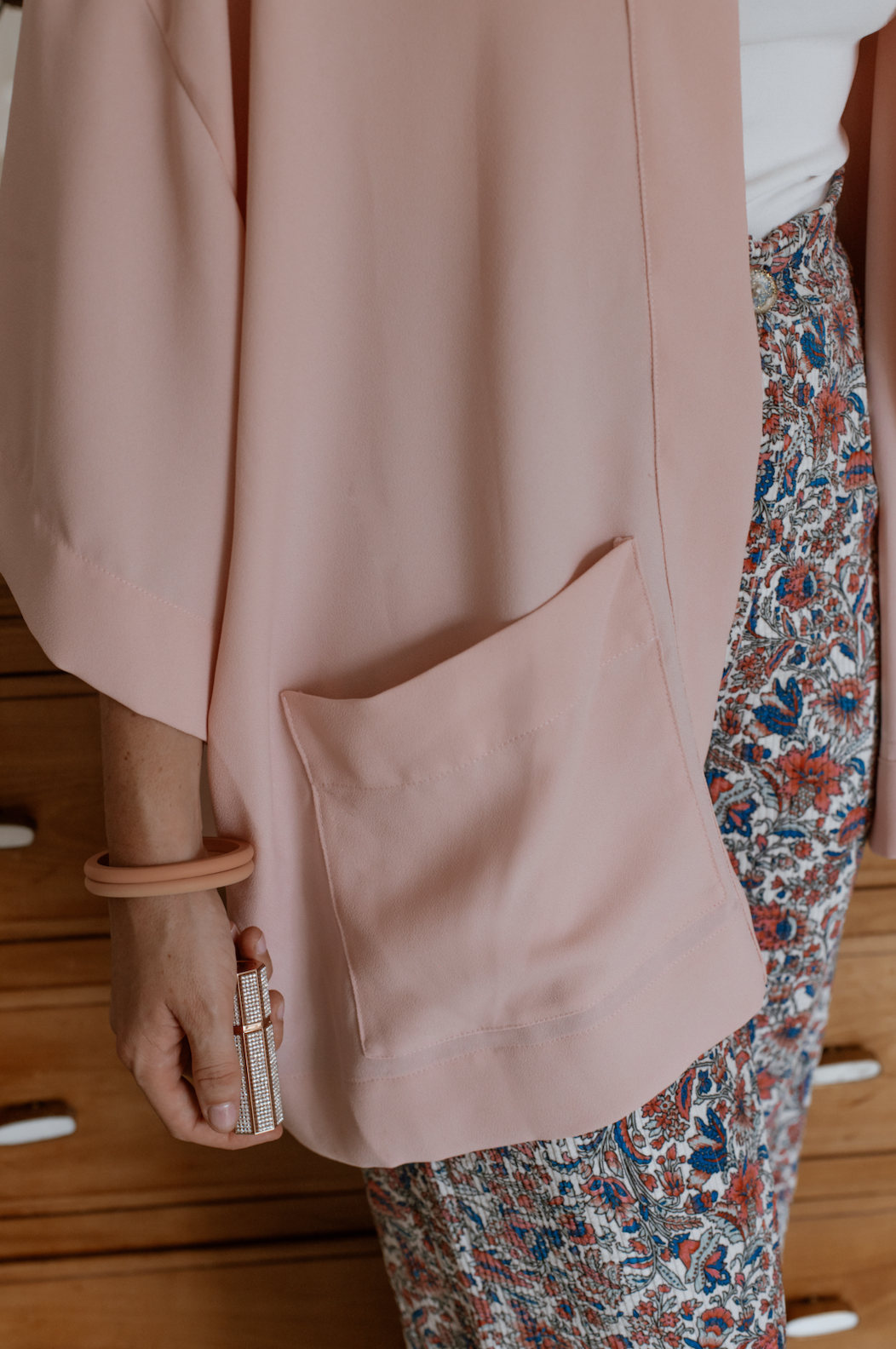 Kimono Post-Partum Prunelli -Made in Paris - MintyWendy Gris perle