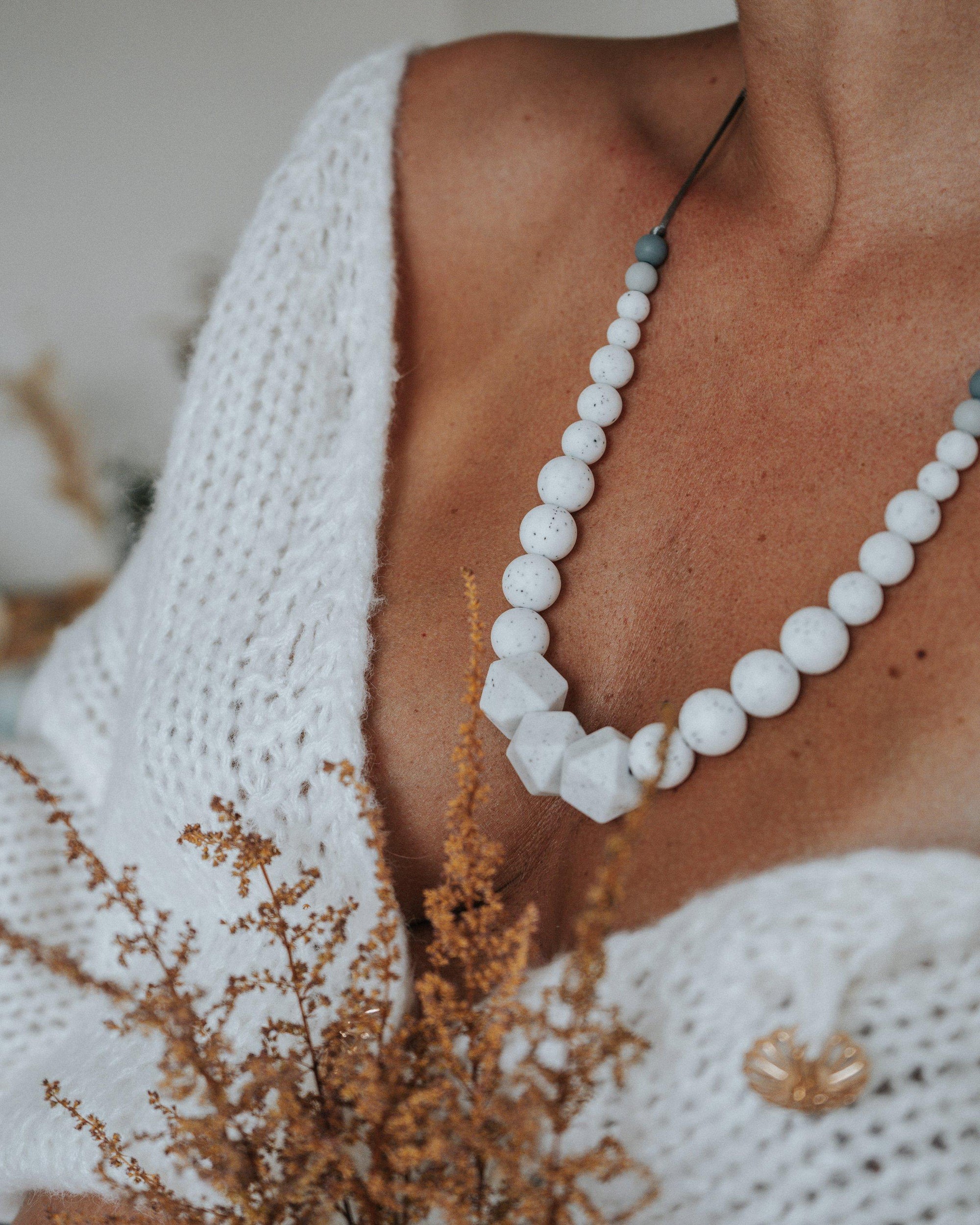 Kefalonia | Bijou d'allaitement, portage et dentition - MintyWendy Hexagonal