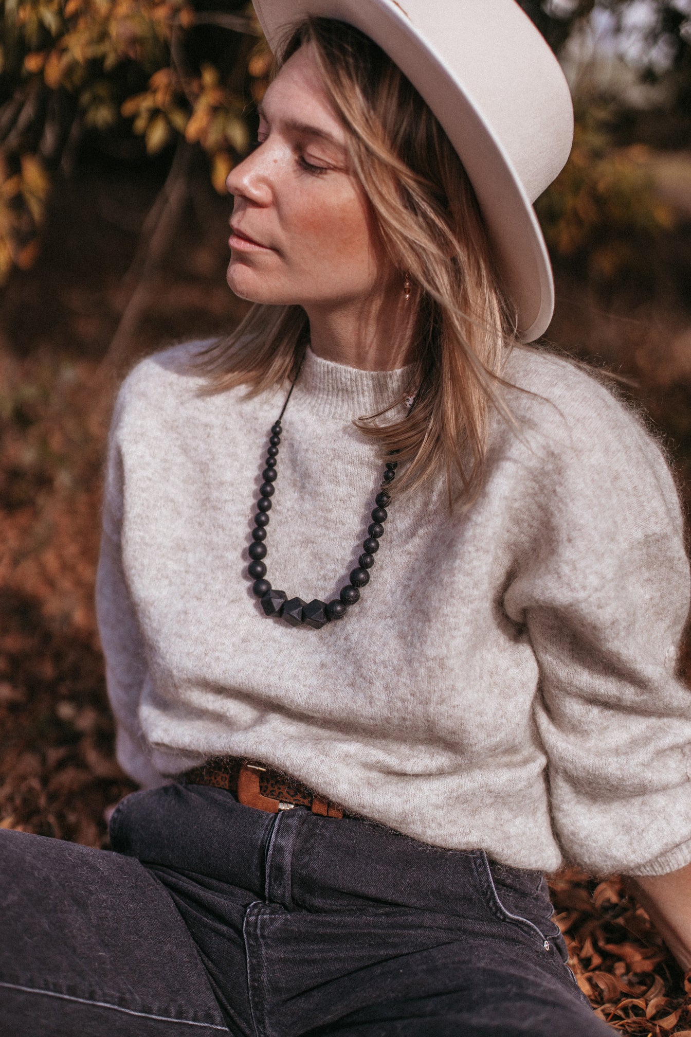 Colomba - | Bijou allaitement, portage et dentition - MintyWendy Perles Hexagonales