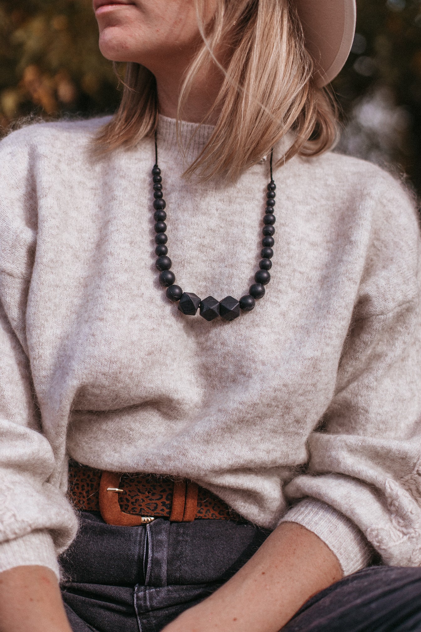 Colomba - | Bijou allaitement, portage et dentition - MintyWendy Perles Hexagonales