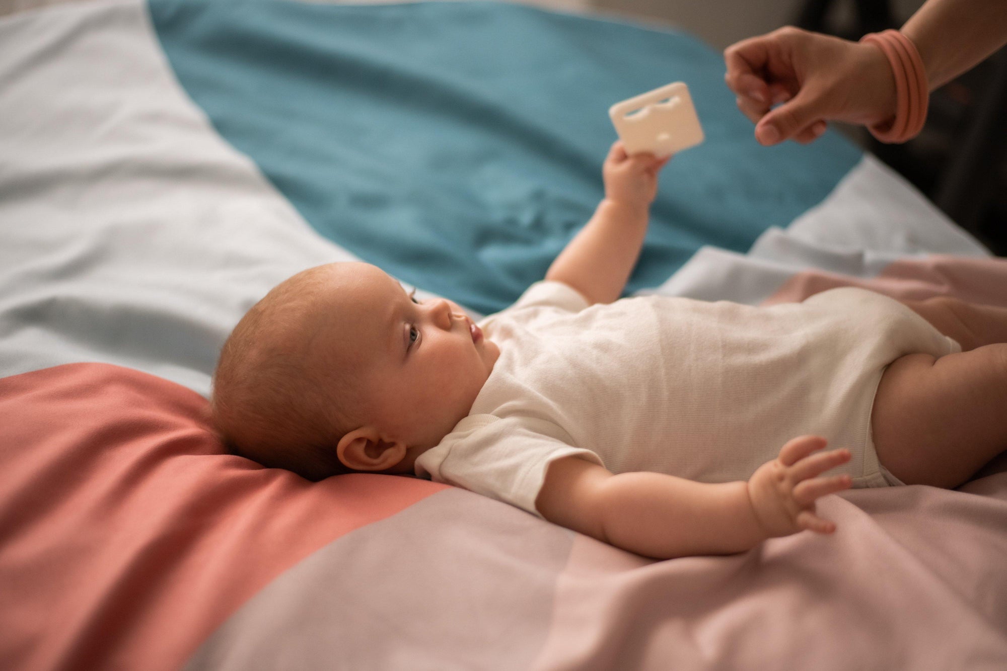 Coffret Plage - MintyWendy Serviette + trio bracelet Bleu