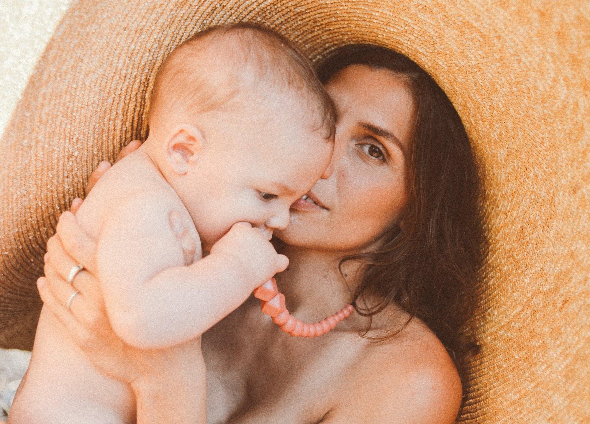 Terracotta | Collier de portage, d&#39;allaitement et de dentition - MintyWendy Default Title