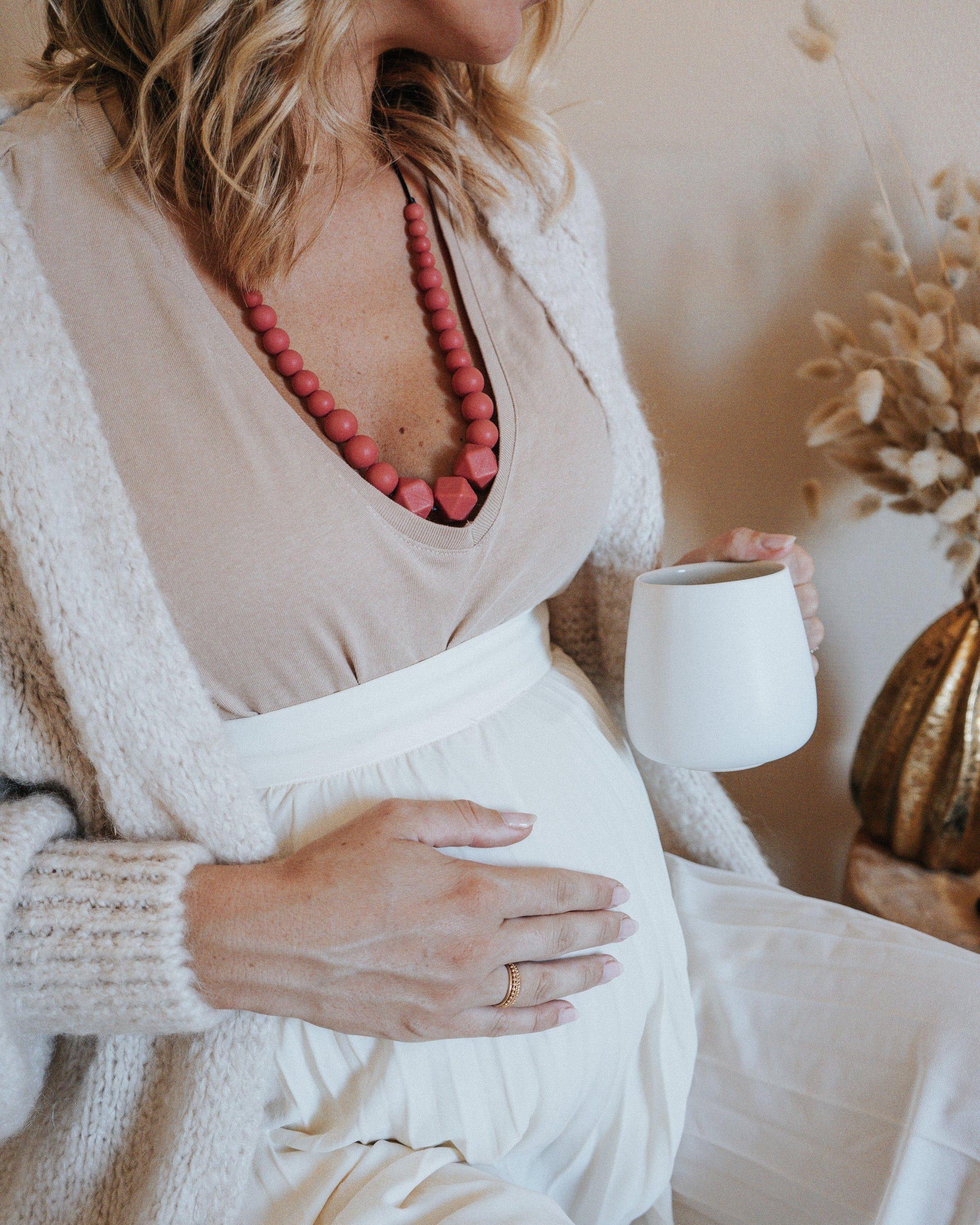 Terracotta | Collier de portage, d&#39;allaitement et de dentition - MintyWendy Default Title