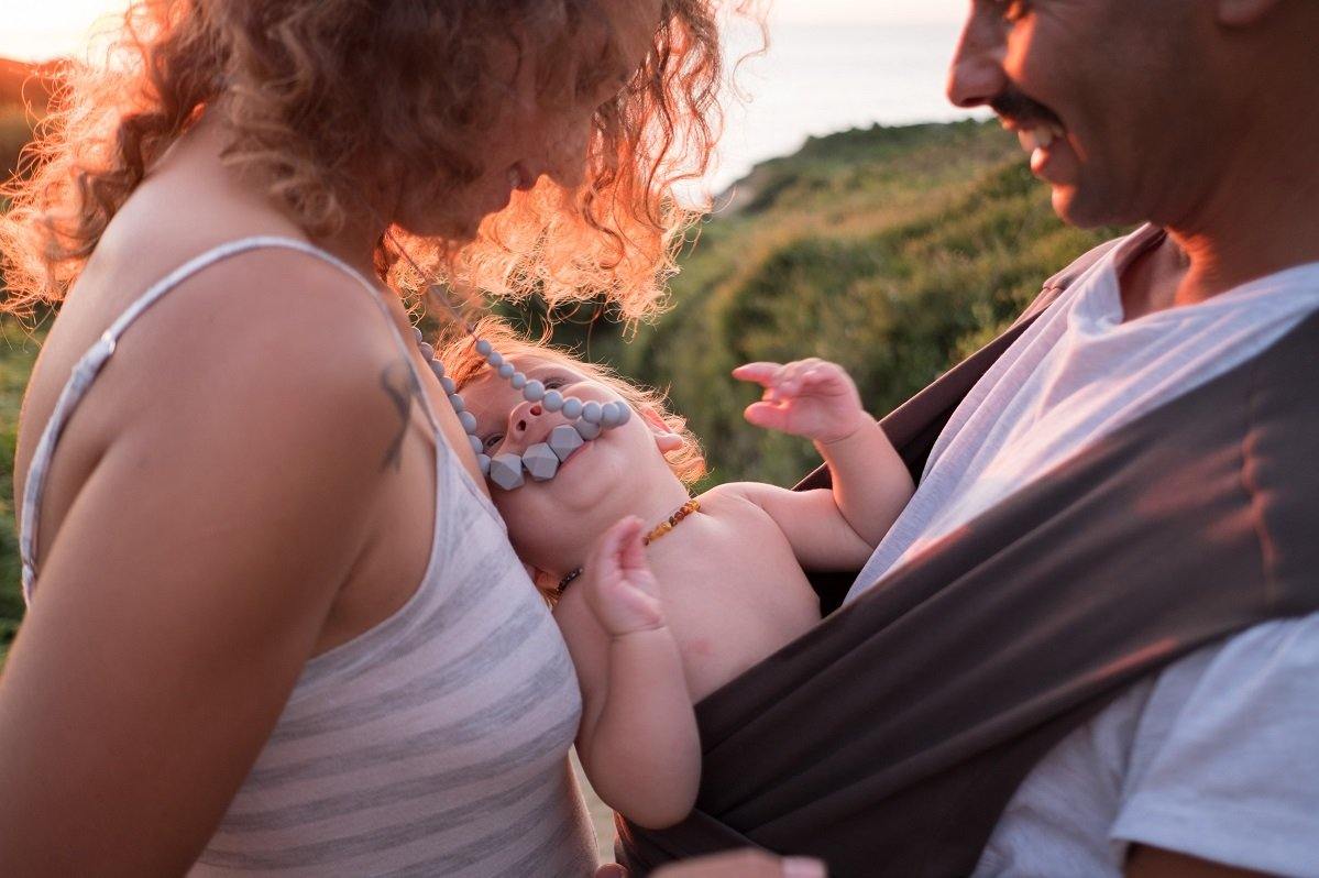 Monochrome Gris | Bijou allaitement, portage et de dentition - MintyWendy Default Title