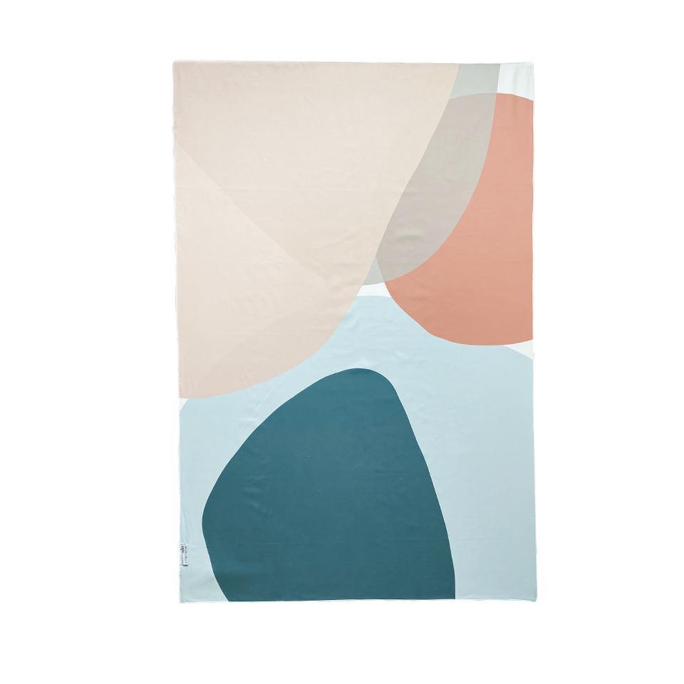 Coffret Plage - MintyWendy Serviette + trio bracelet Bleu