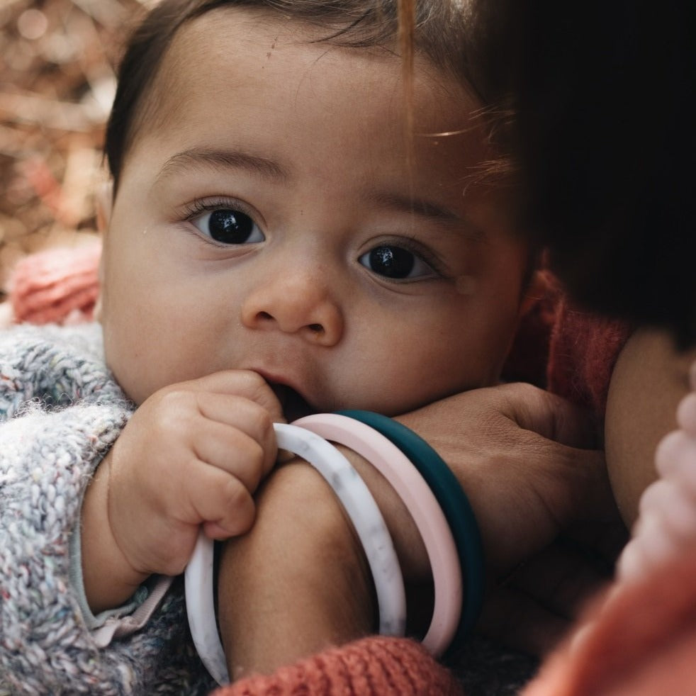 Bracelets d'eau fins MW - MintyWendy Trio Tricolore (Marbre, Peacock, Rose)