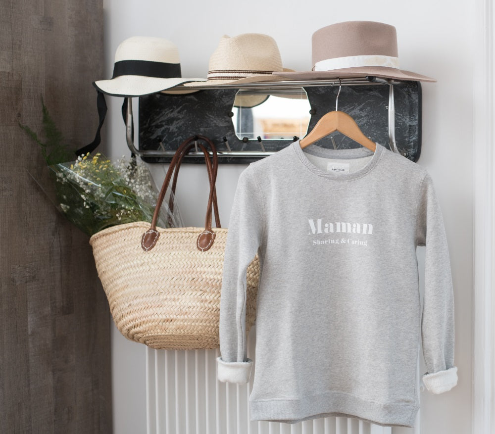 Sweat - Maman Sharing &amp; Caring - Collaboration Chat-Malo - MintyWendy