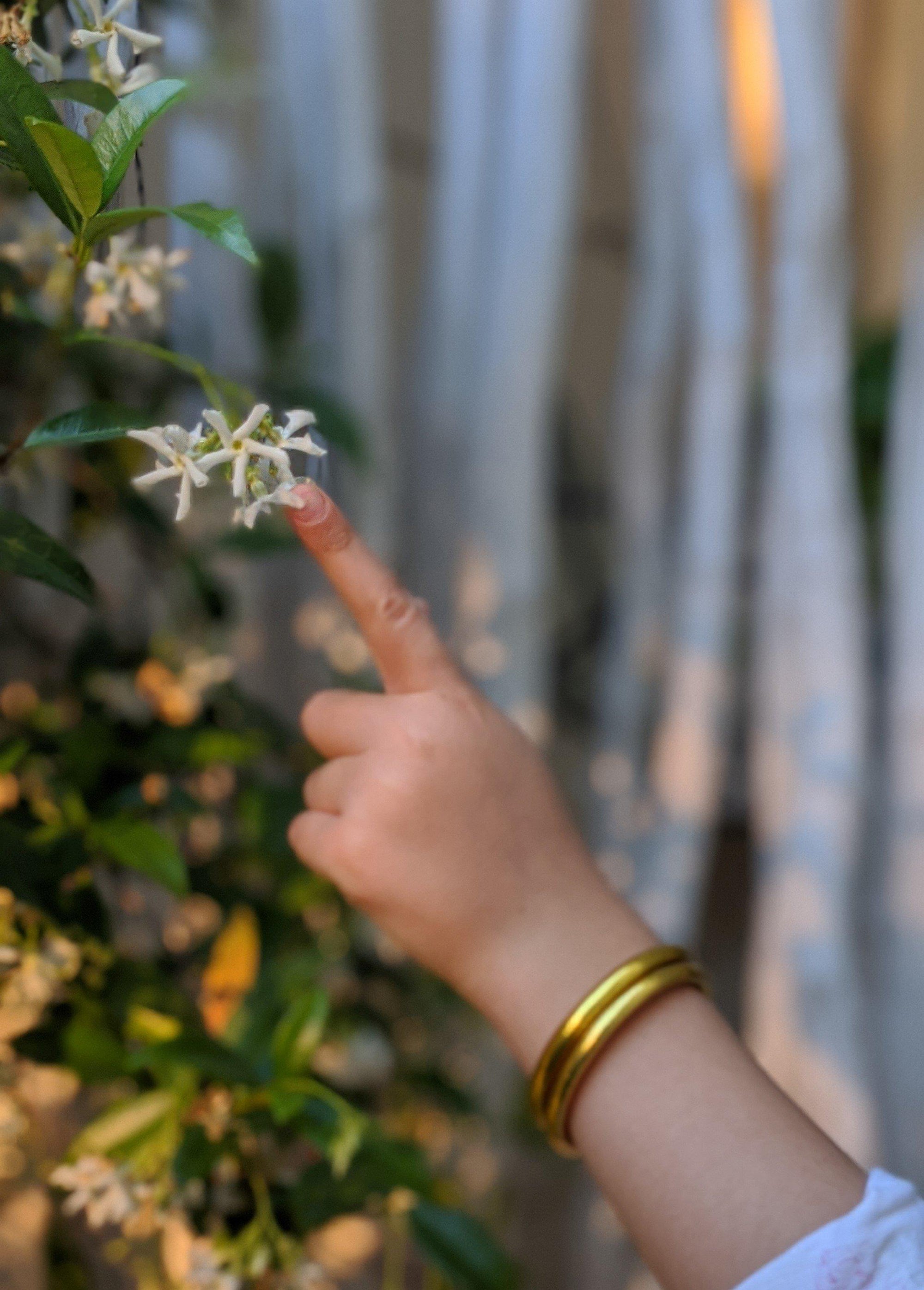 Enfant - Jonc bouddhiste doré épais - MintyWendy