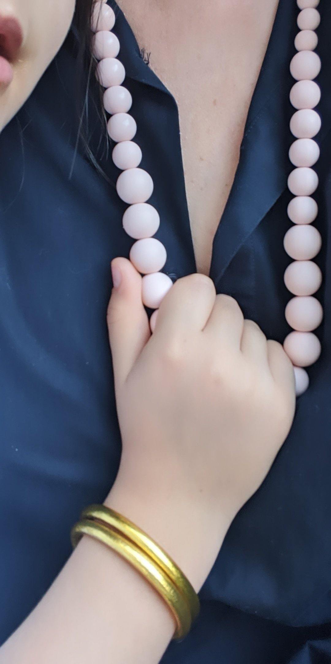 Enfant - Jonc bouddhiste doré épais - MintyWendy