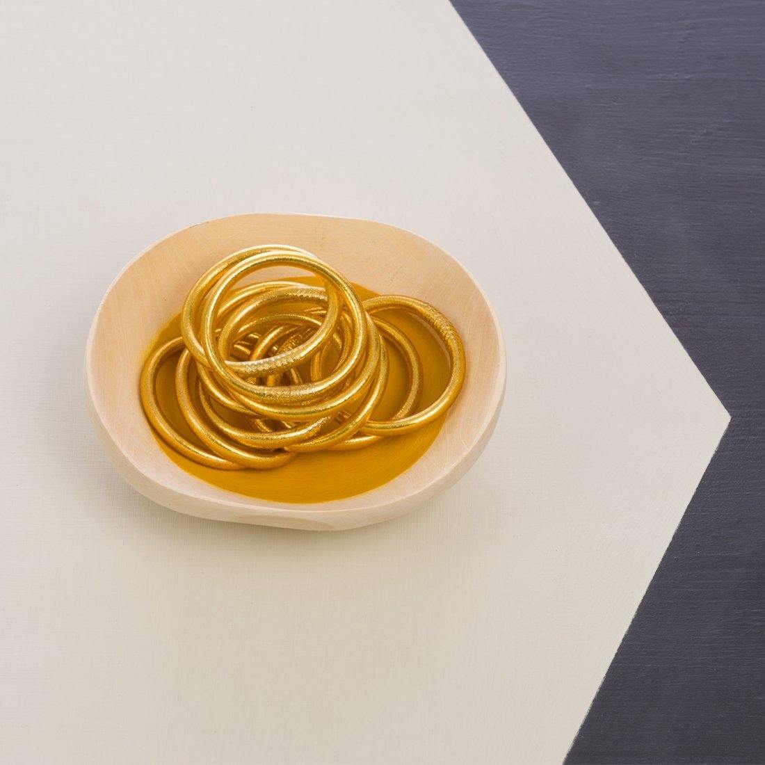 Enfant - Jonc bouddhiste doré épais - MintyWendy