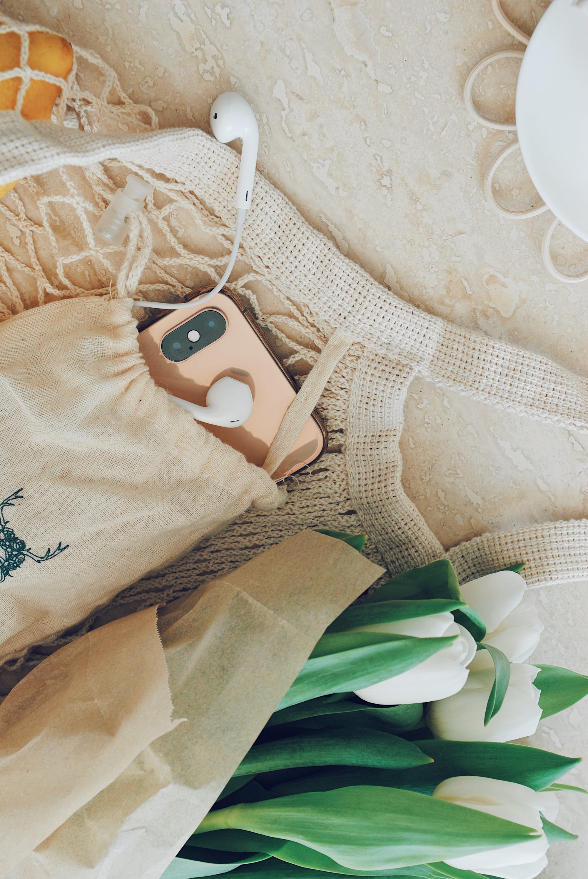 Sac filet avec pochon de rangement intégré - MintyWendy Default Title